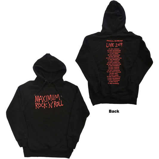 Unisex Pullover Hoodie Maximum RnR Back Print