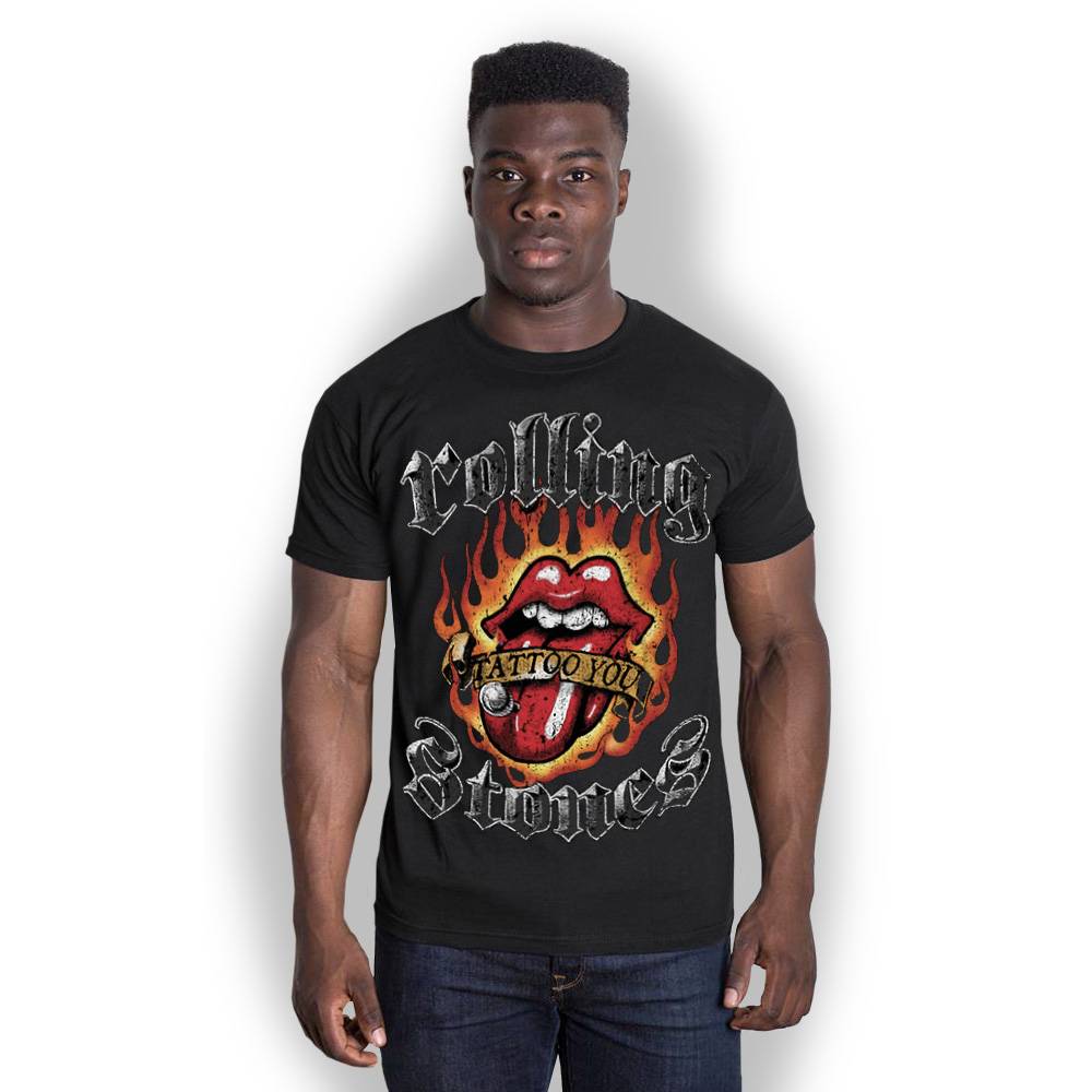 Unisex T-Shirt Flaming Tattoo Tongue