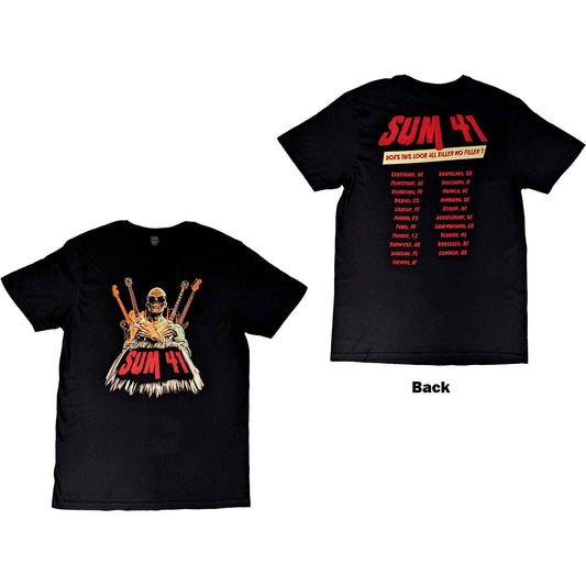 Unisex T-Shirt Does This Look Like All Killer No Filler European Tour 2022 Back Print