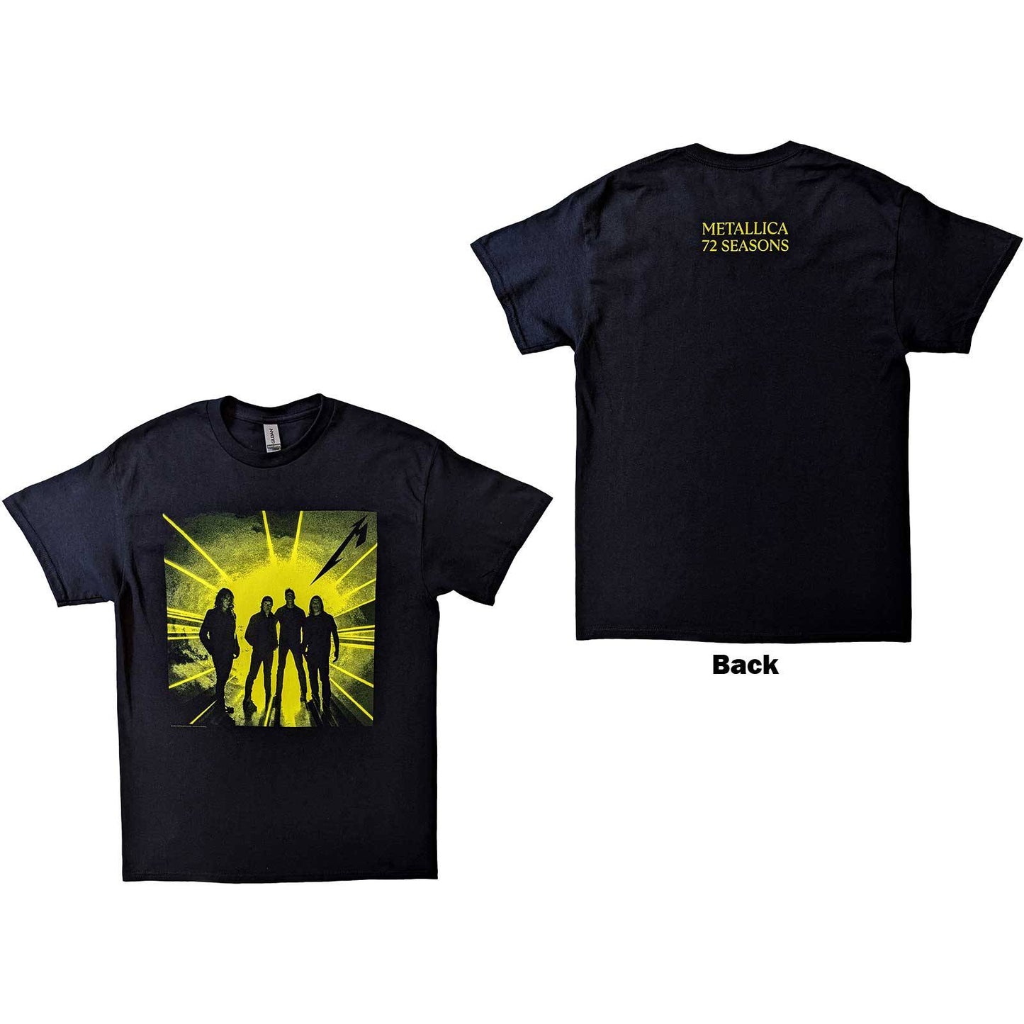 Unisex T-Shirt 72 Seasons Burnt Strobe Back Print