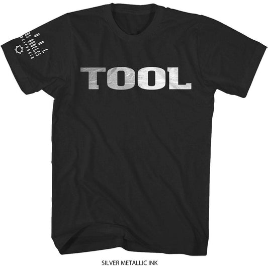 Unisex T-Shirt Metallic Silver Logo Sleeve Print