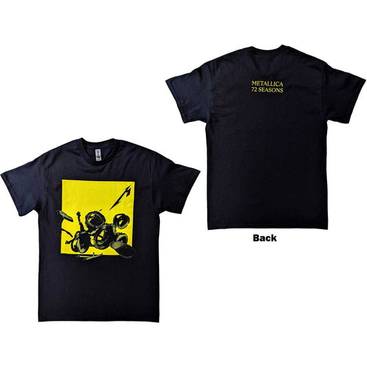 Unisex T-Shirt 72 Seasons Broken/Burnt Drums Back Print