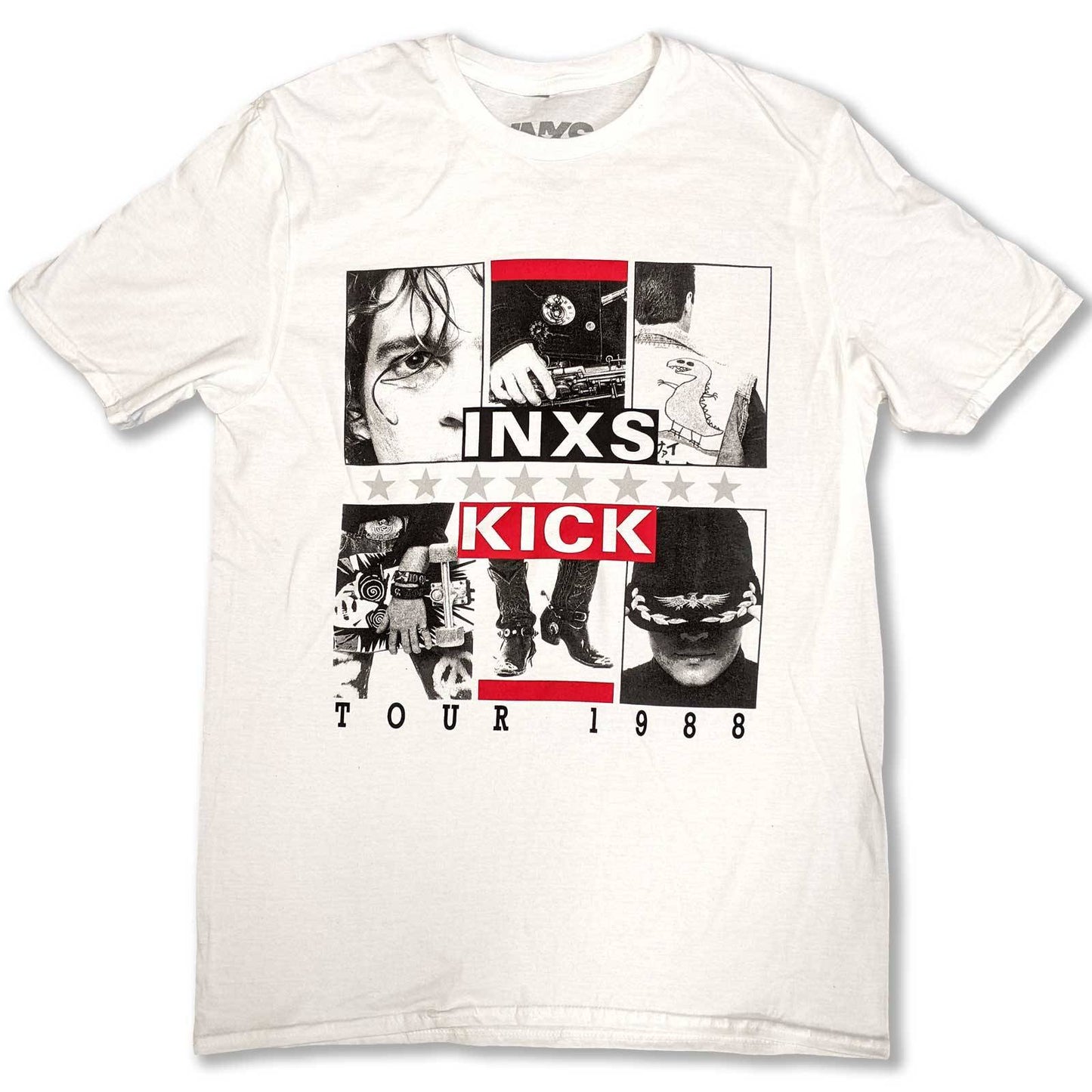 INXS Unisex T-Shirt: KICK Tour  KICK Tour Short Sleeves