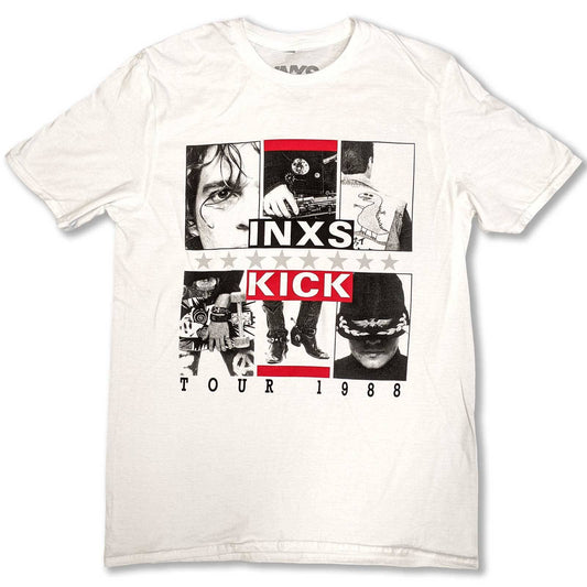 INXS Unisex T-Shirt: KICK Tour  KICK Tour Short Sleeves