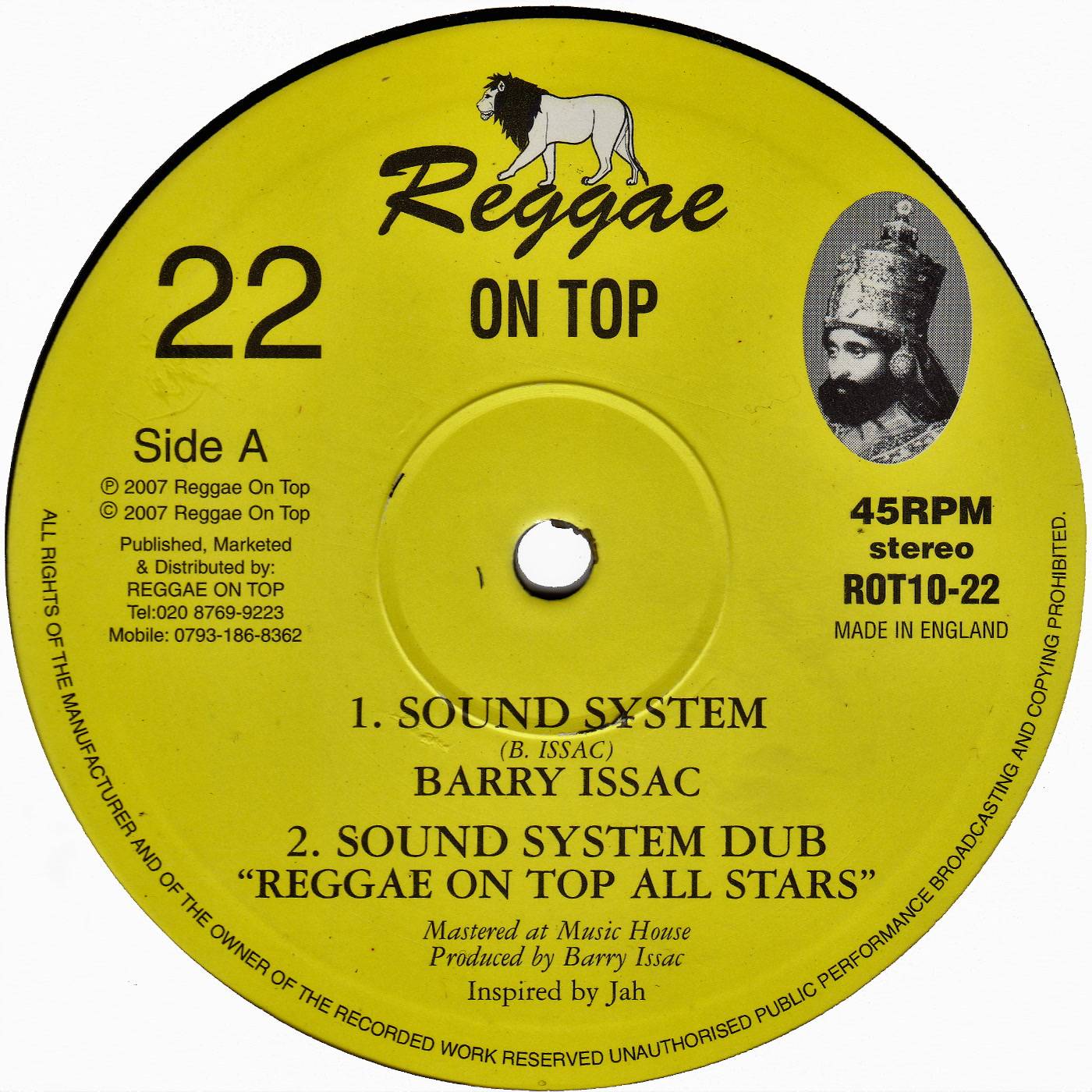 Sound System / King Selassie Is The Greatest