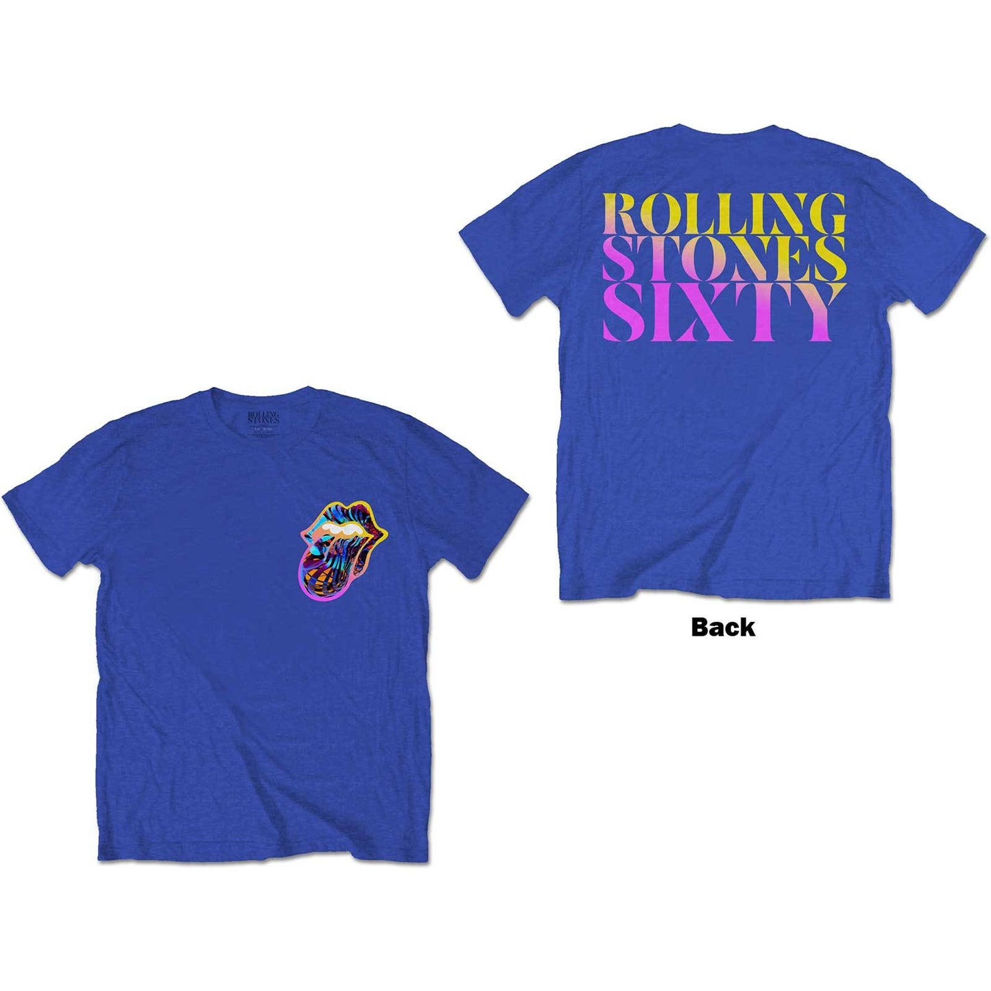 Unisex T-Shirt Sixty Gradient Text Back Print