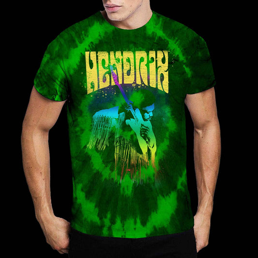 Unisex T-Shirt Hear The Vibe Dip Dye, Dye Wash