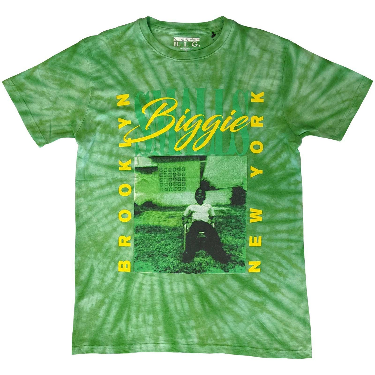 Unisex T-Shirt 90's New York City Dip Dye, Dye Wash