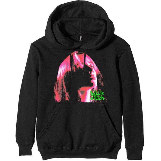Unisex Pullover Hoodie Neon Shadow Pink