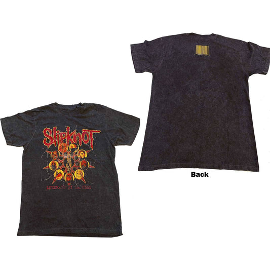Unisex T-Shirt Liberate Back Print, Dye Wash