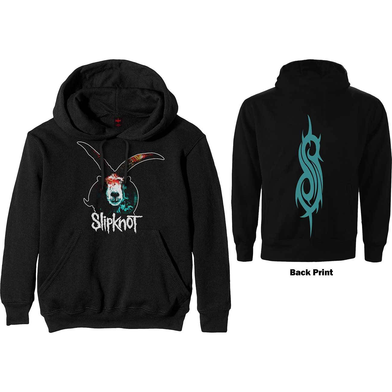Unisex Pullover Hoodie Graphic Goat Back Print