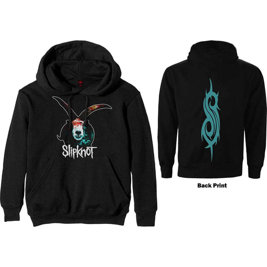 Unisex Pullover Hoodie Graphic Goat Back Print