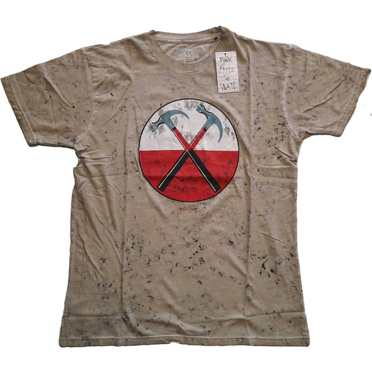 Unisex T-Shirt The Wall Hammers Snow Wash, Dye Wash