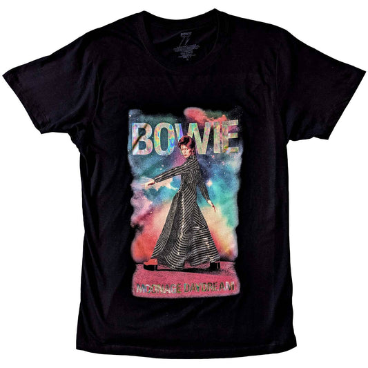 Unisex Embellished T-Shirt Moonage 11 Fade Glitter Print, Embellished