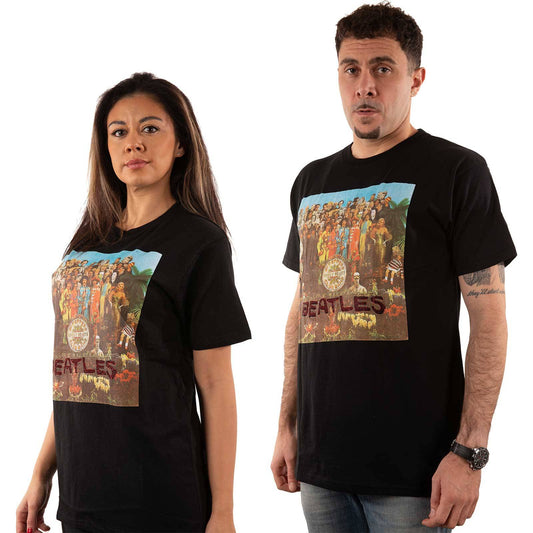 Unisex Embellished T-Shirt Sgt Pepper Diamante, Embellished, Crystals, Rhinestones