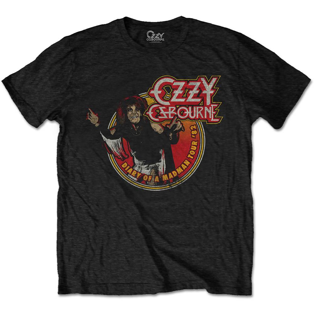 Unisex T-Shirt Diary of a Mad Man Tour 1982