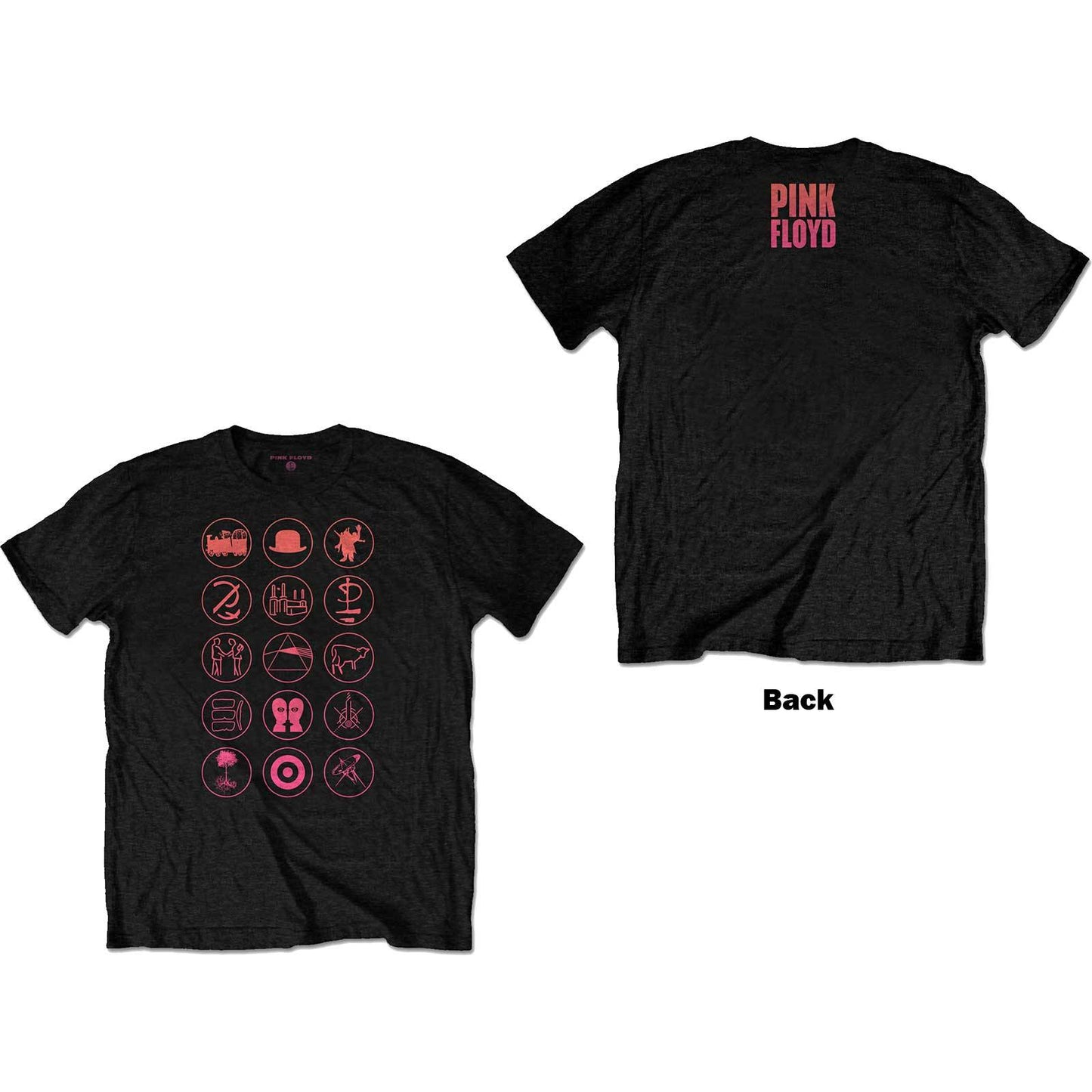 Unisex T-Shirt Symbols Back Print