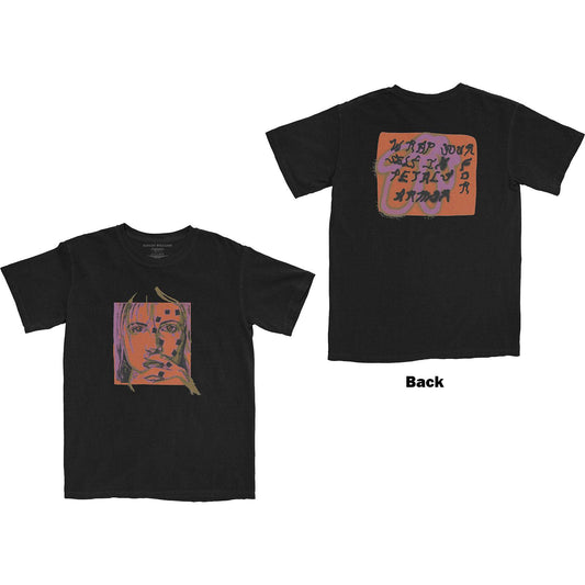 Unisex T-Shirt Petals Sketch Back Print