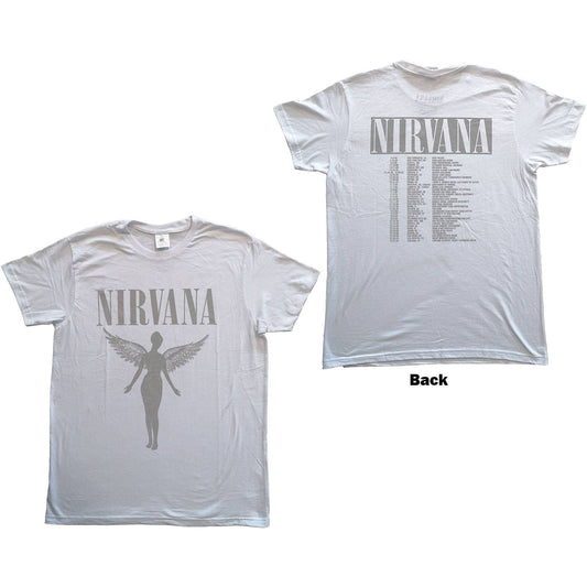 Unisex T-Shirt In Utero Tour Back Print
