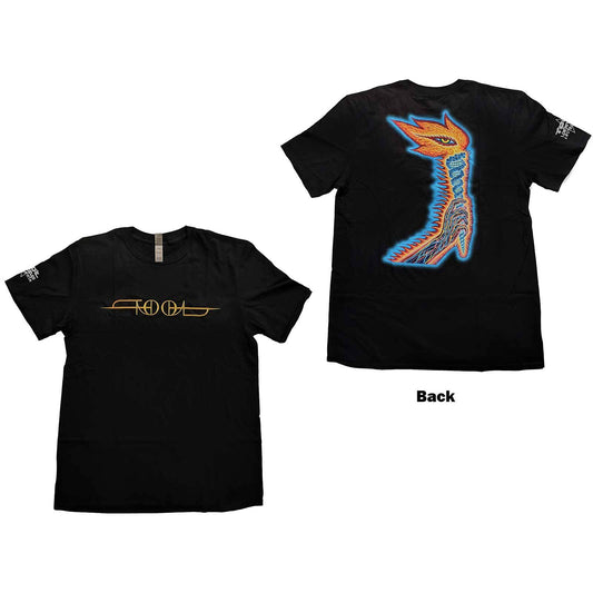 Unisex T-Shirt The Torch Back Print,Sleeve Print