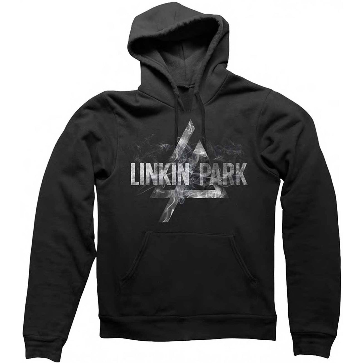 Linkin Park Unisex Pullover Hoodie: Smoke Logo  Smoke Logo Long Sleeves