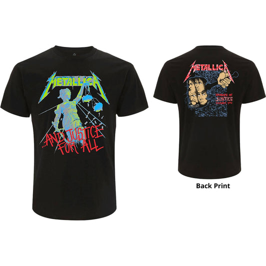 Unisex T-Shirt And Justice For All (Original) Back Print