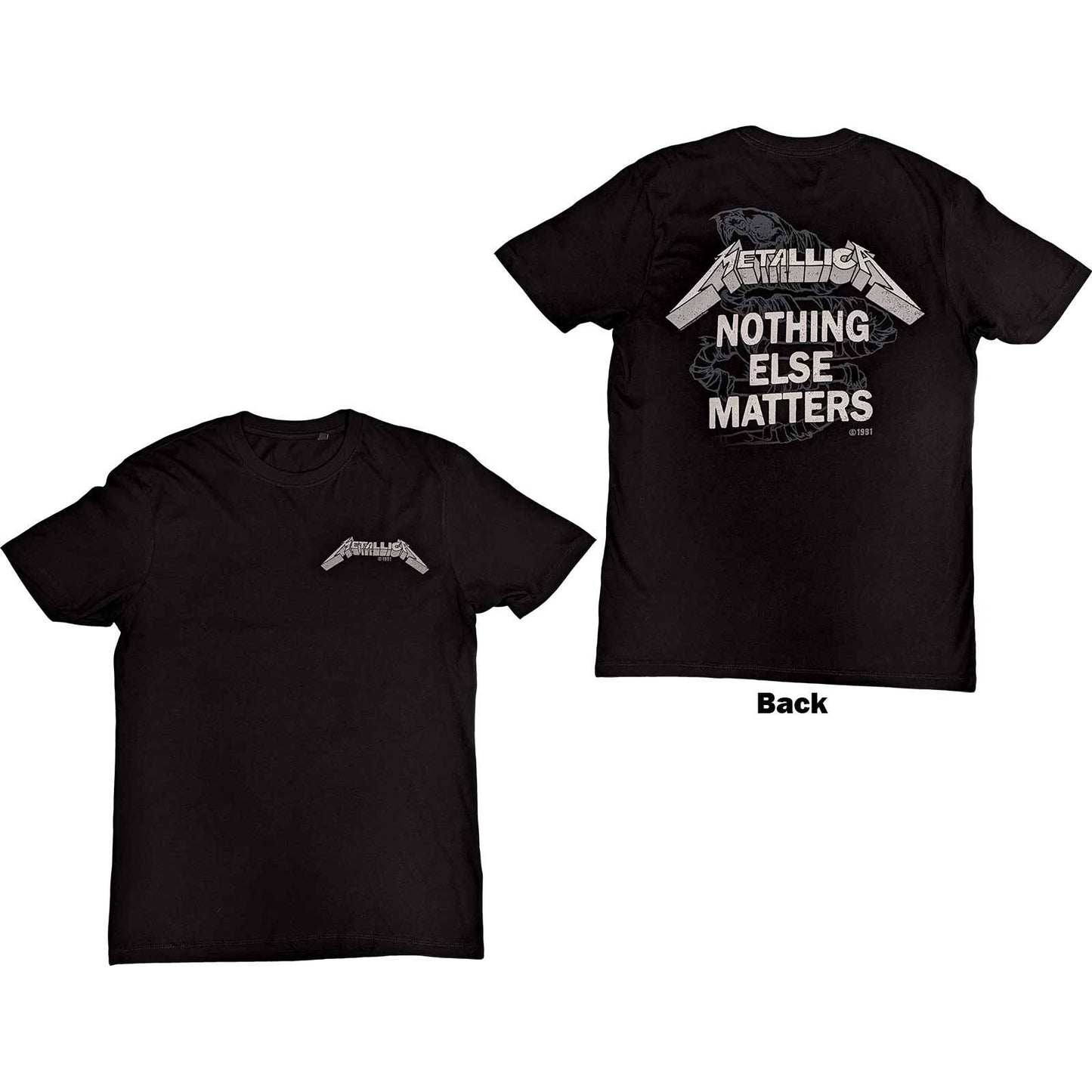 Unisex T-Shirt Nothing Else Matters Back Print