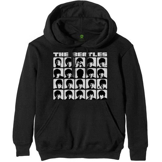 Unisex Pullover Hoodie Hard Days Night Faces Mono