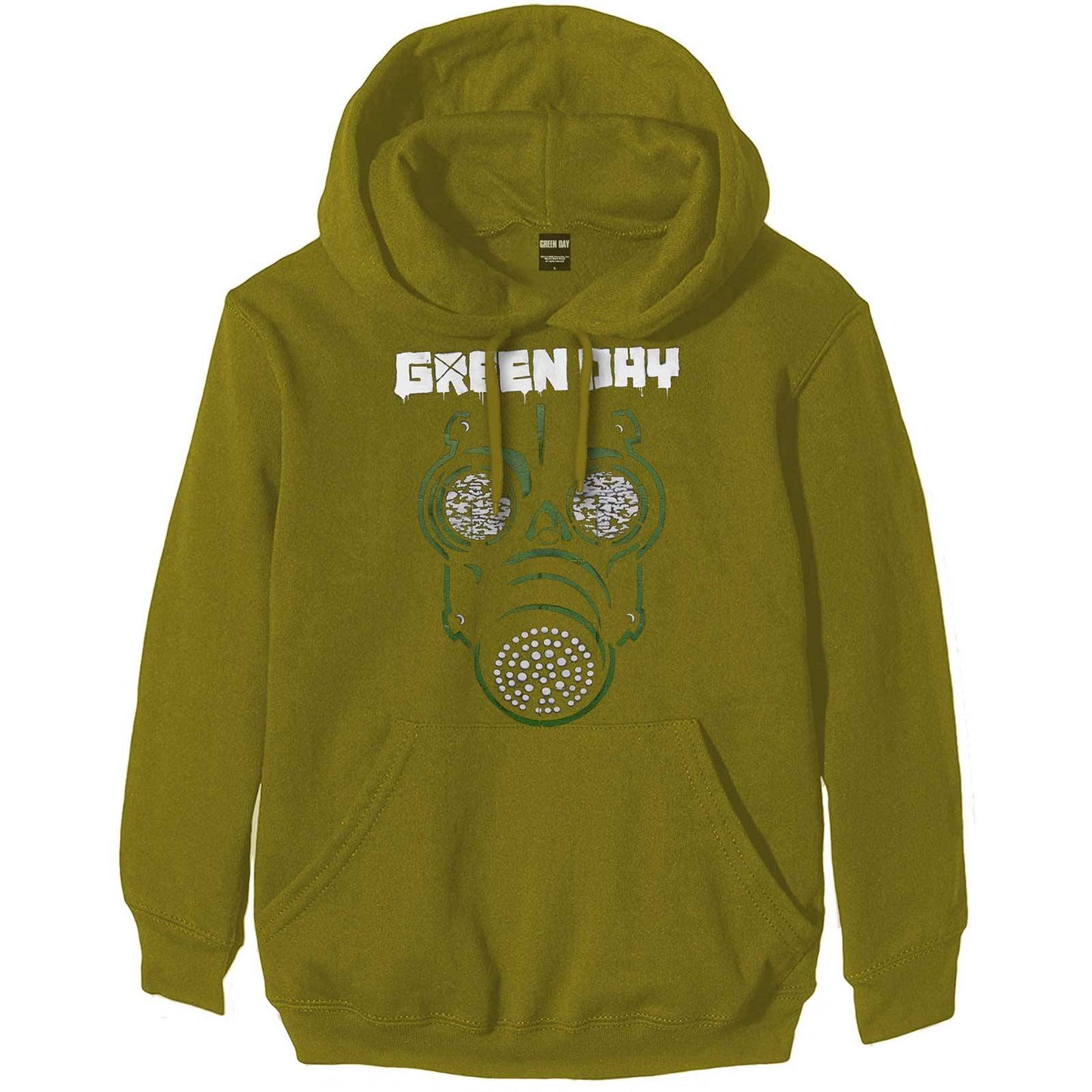 Unisex Pullover Hoodie Green Mask