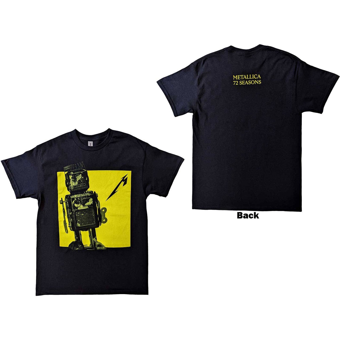 Unisex T-Shirt 72 Seasons Burnt Robot Back Print