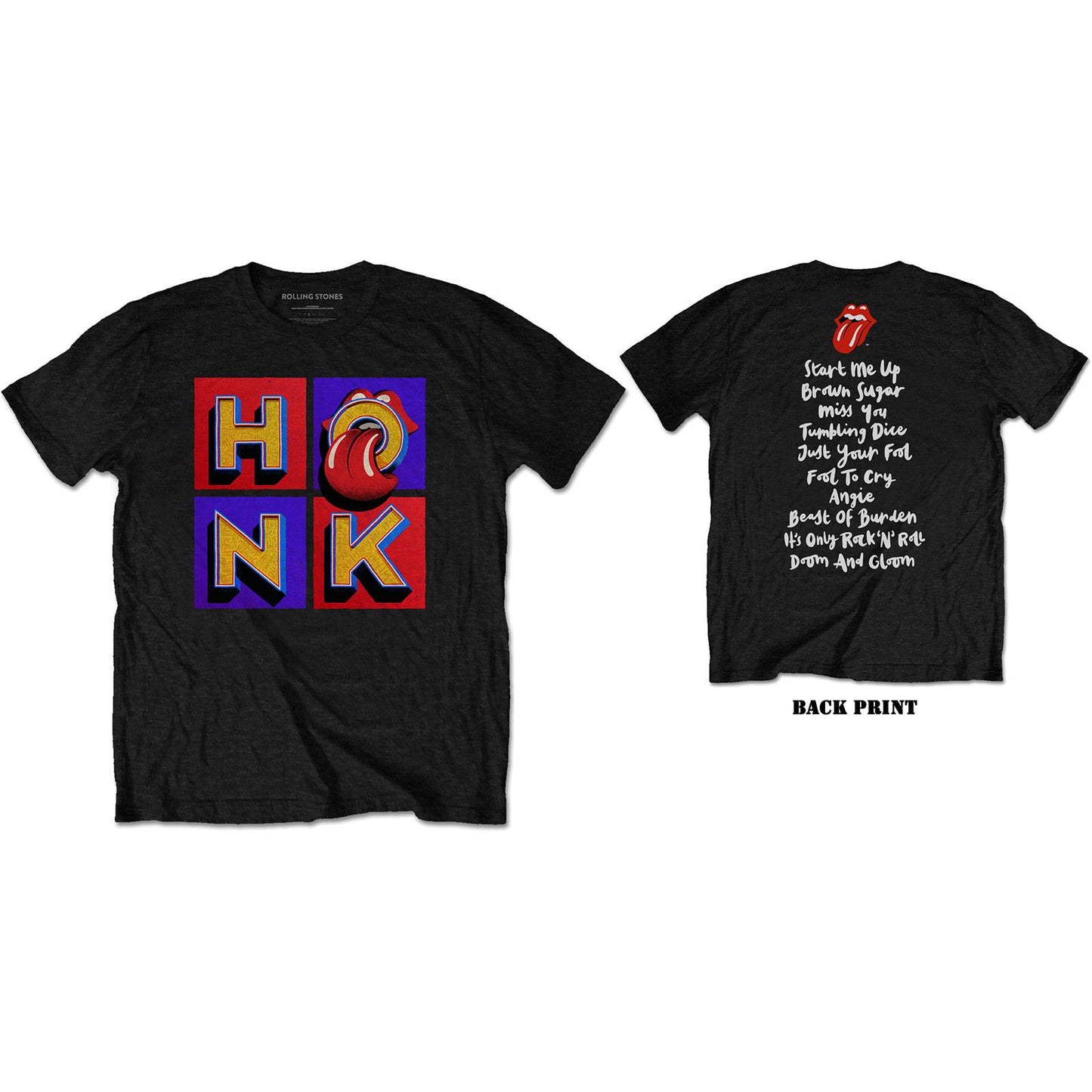 Unisex T-Shirt Honk Album Track list Back Print