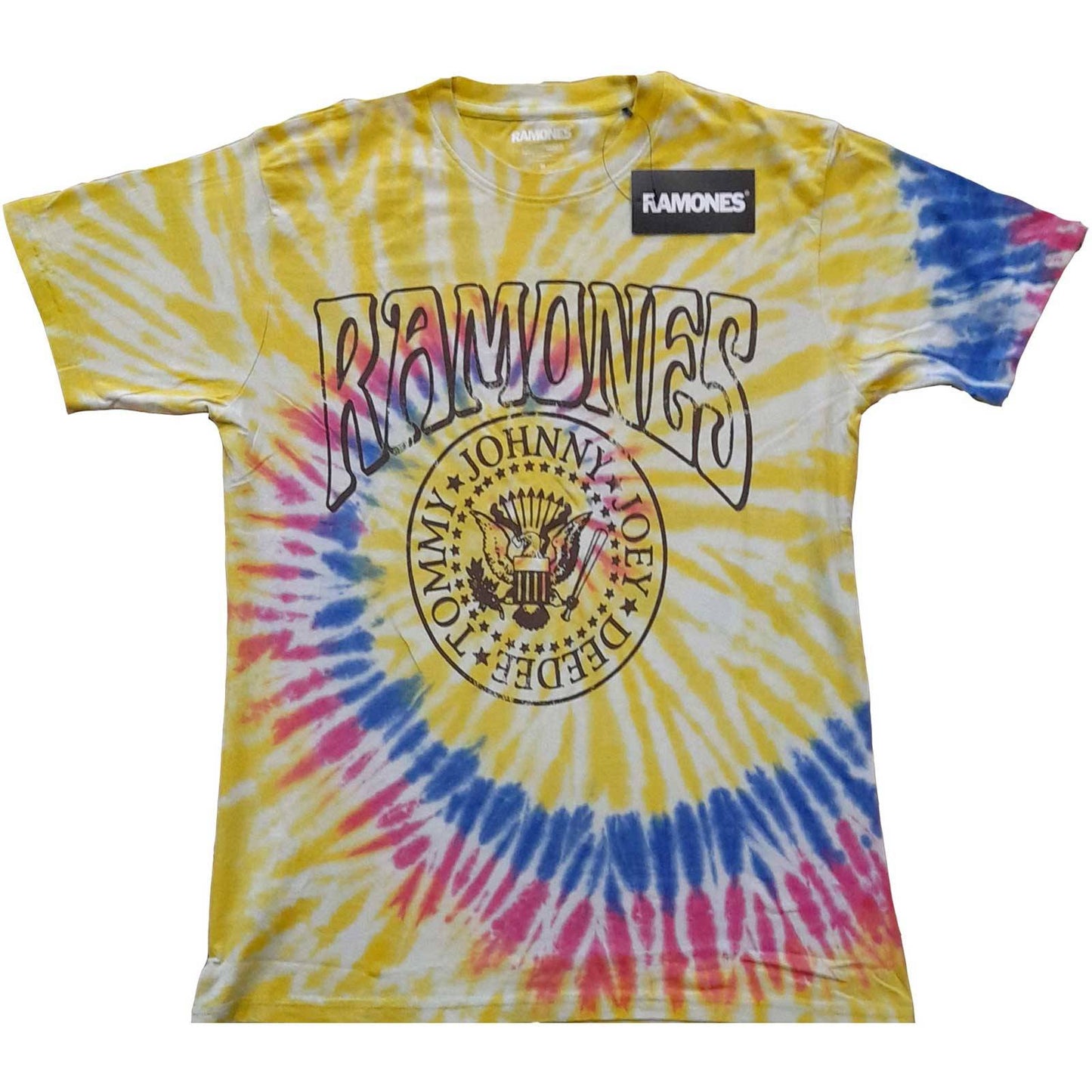 Unisex T-Shirt Crest Psych Dip Dye, Dye Wash
