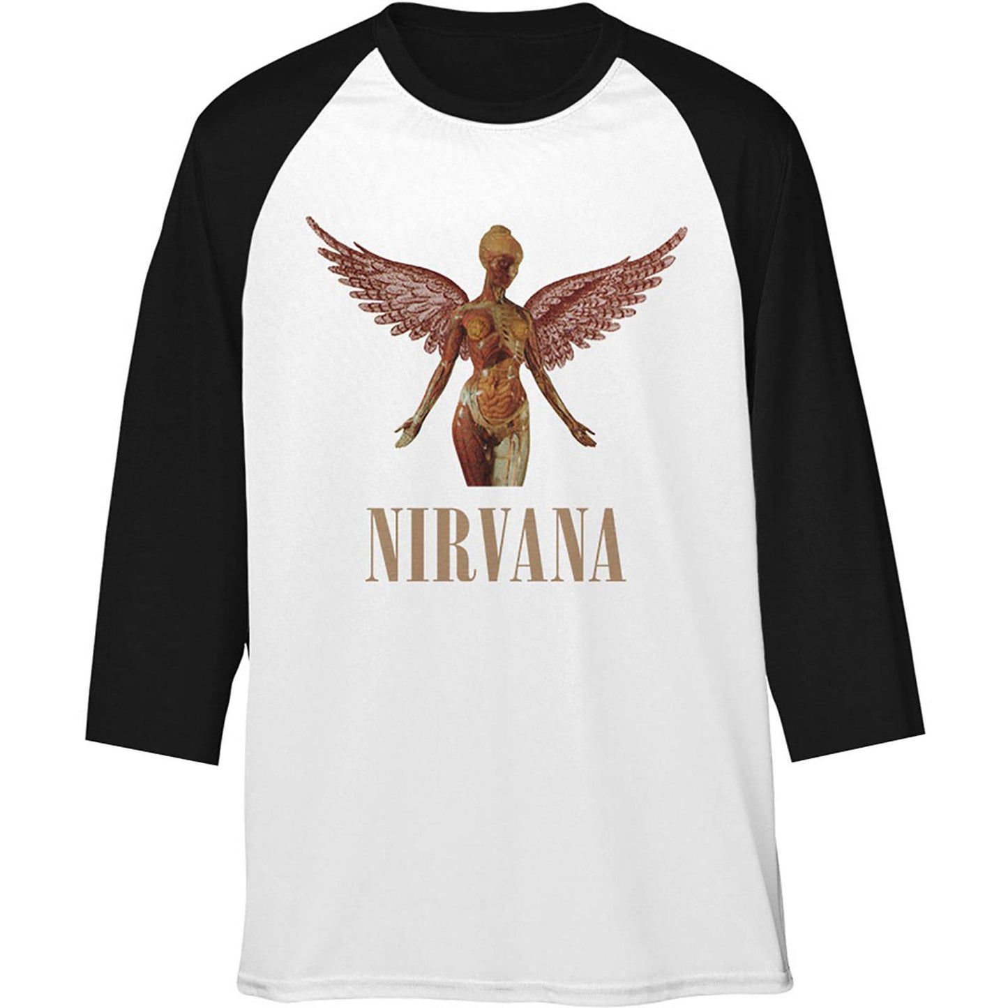 Unisex Raglan T-Shirt Triangle in Utero