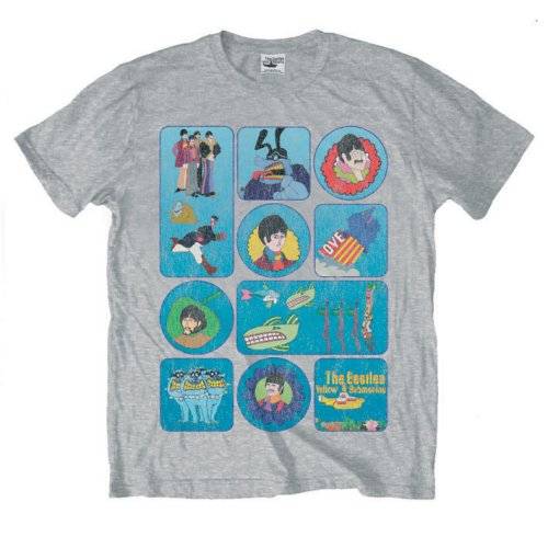 Unisex T-Shirt Yellow Submarine Montage