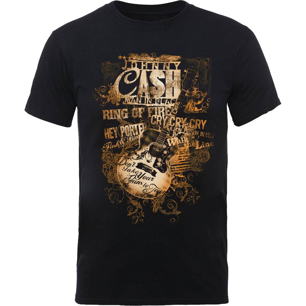 Unisex T-Shirt Guitar Song Titles