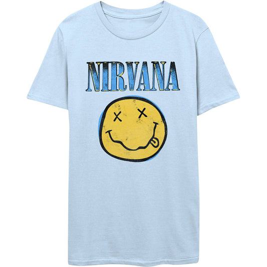Unisex T-Shirt Xerox Smiley Blue