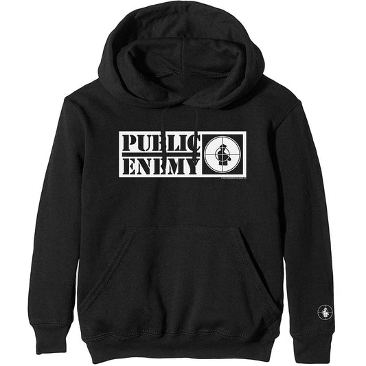 Unisex Pullover Hoodie Crosshairs Logo Sleeve Print