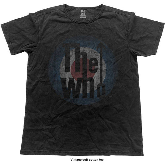 The Who Unisex Vintage T-Shirt: Vintage Target  Vintage Target Short Sleeves