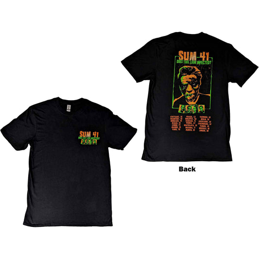 Unisex T-Shirt Does This Look Infected? European Tour 2022 Back Print