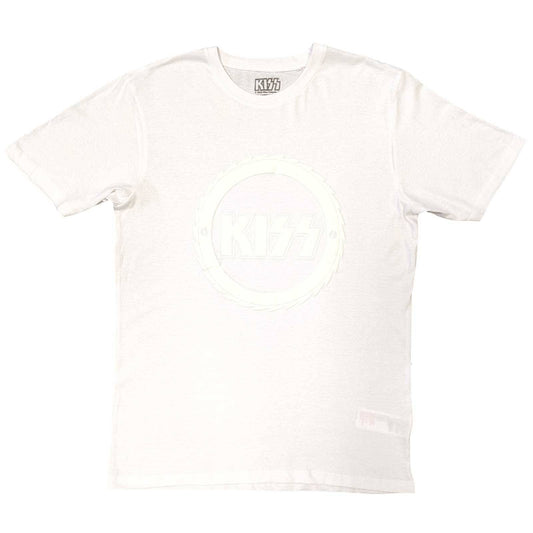 Unisex Hi-Build T-Shirt Buzzsaw Logo Hi-Build, White-On-White
