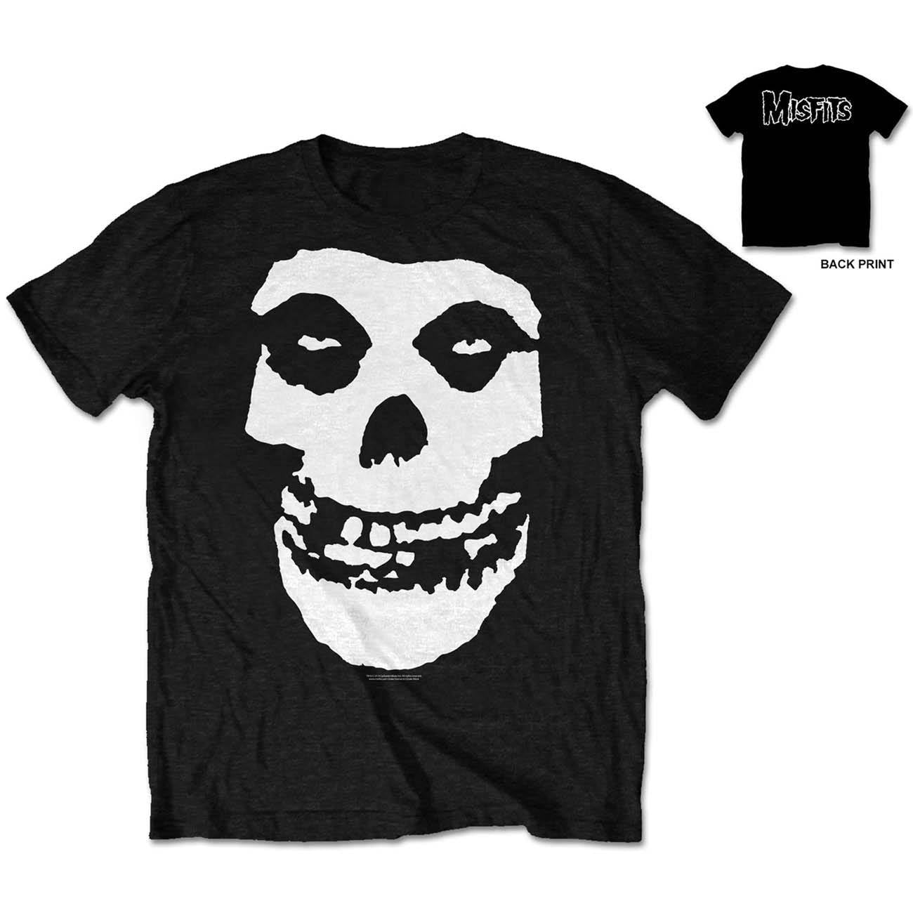 Unisex T-Shirt Classic Fiend Skull Back Print