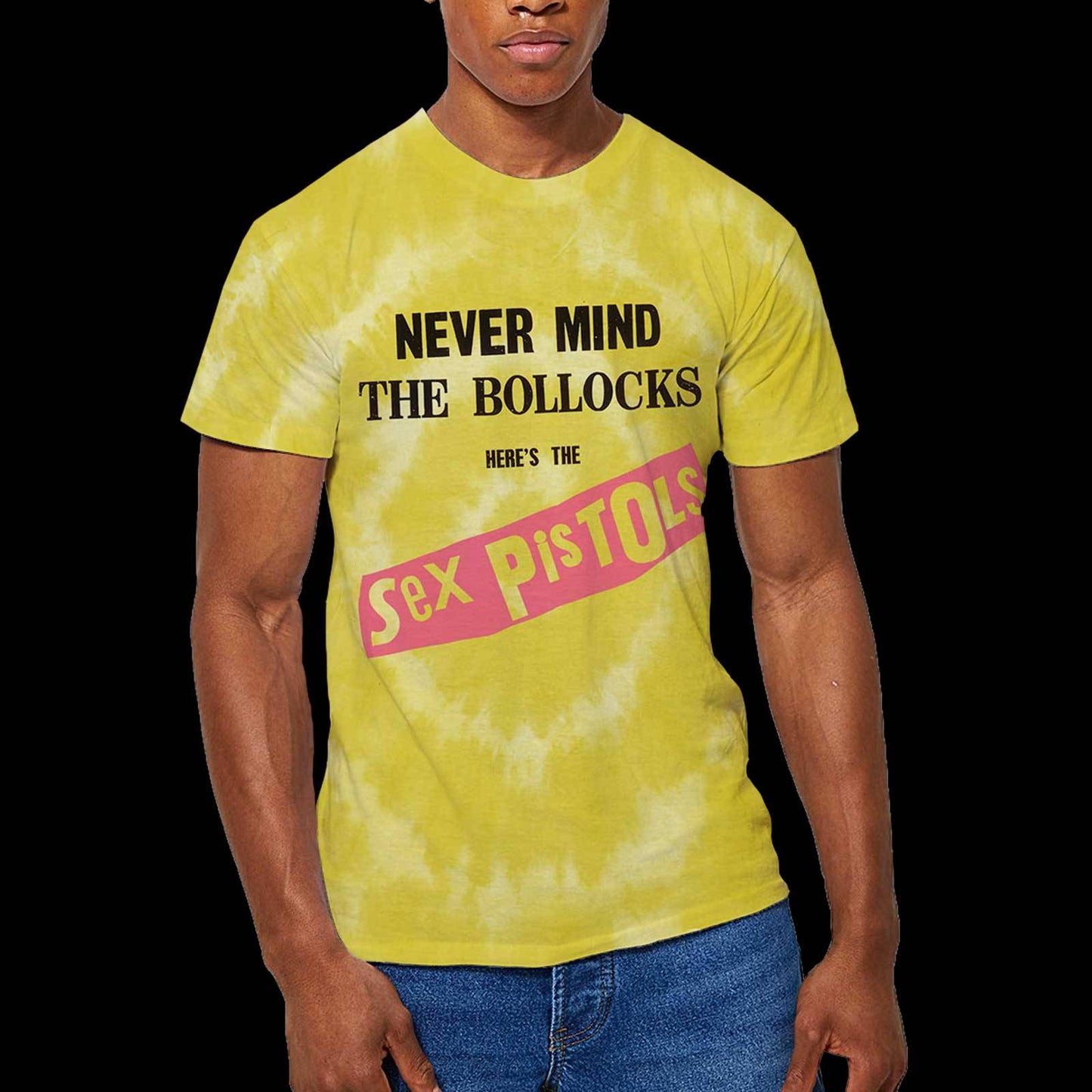Unisex T-Shirt Never Mind the Blocks Original Album Dip Dye, Dye Wash