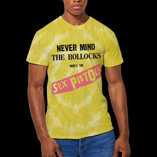 Unisex T-Shirt Never Mind the Blocks Original Album Dip Dye, Dye Wash