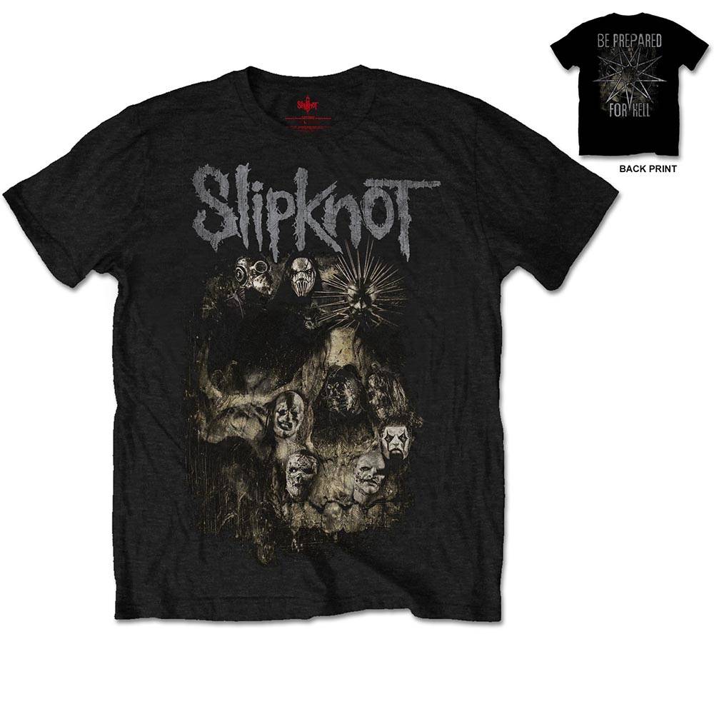 Unisex T-Shirt Skull Group Back Print