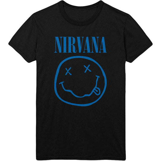 Unisex T-Shirt Blue Smiley