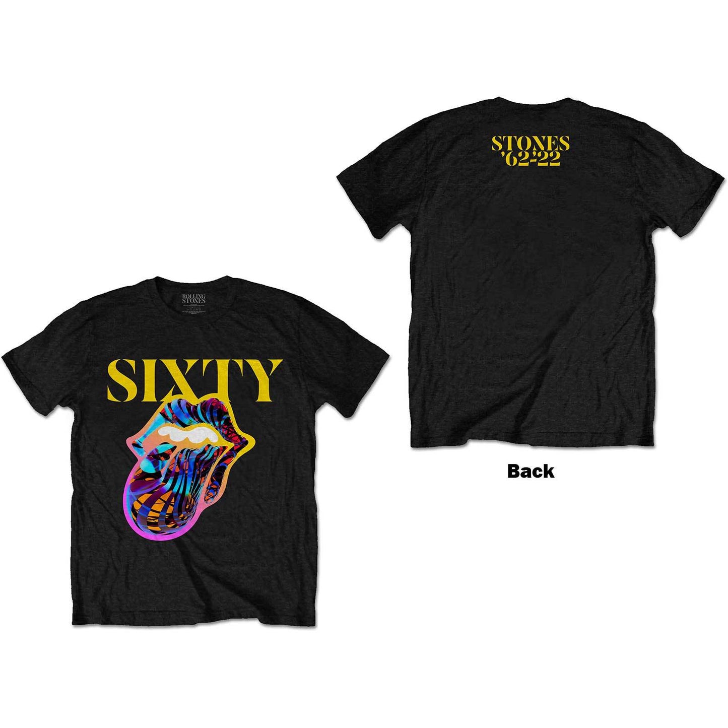 Unisex T-Shirt Sixty Cyberdelic Tongue Back Print