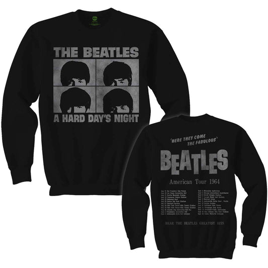 Unisex Long Sleeve T-Shirt Hard Days Night Back Print