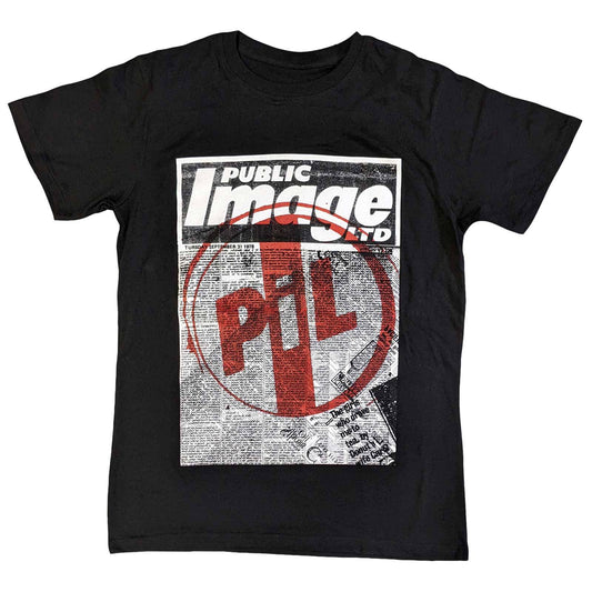 PIL (Public Image Ltd) Unisex T-Shirt: Poster  Poster Short Sleeves