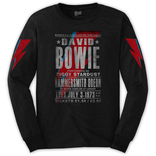 Unisex Long Sleeve T-Shirt Hammersmith Odeon Sleeve Print