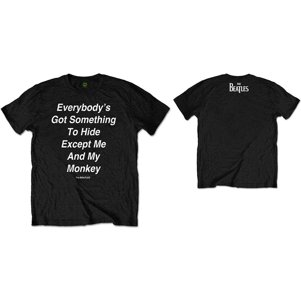 Unisex T-Shirt Me and My Monkey Back Print